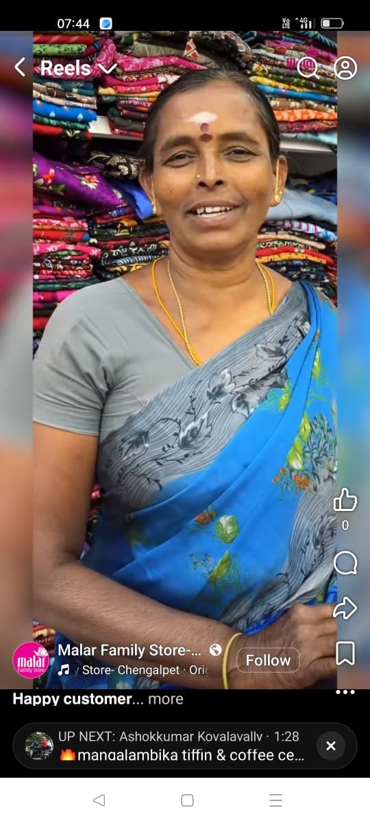 Malar Exclusive Saree Reel